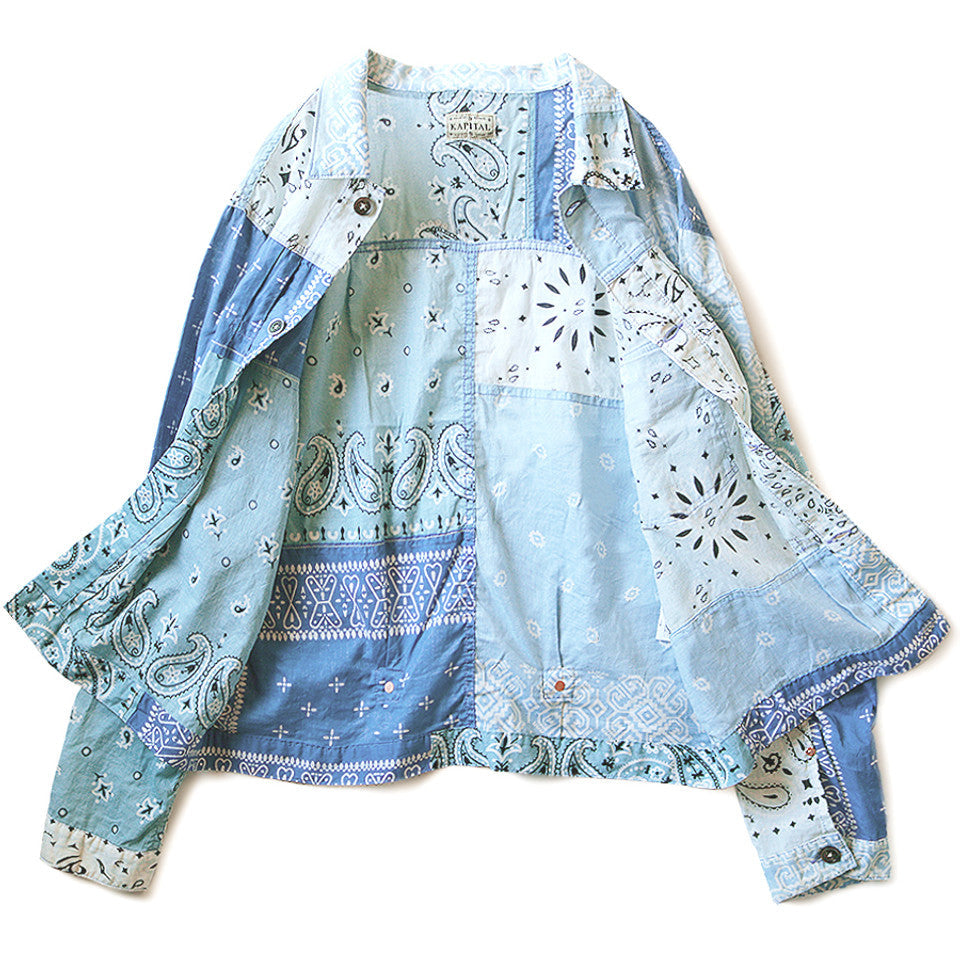 Kapital Gauze Bandana Patchwork Print 1st Jacket