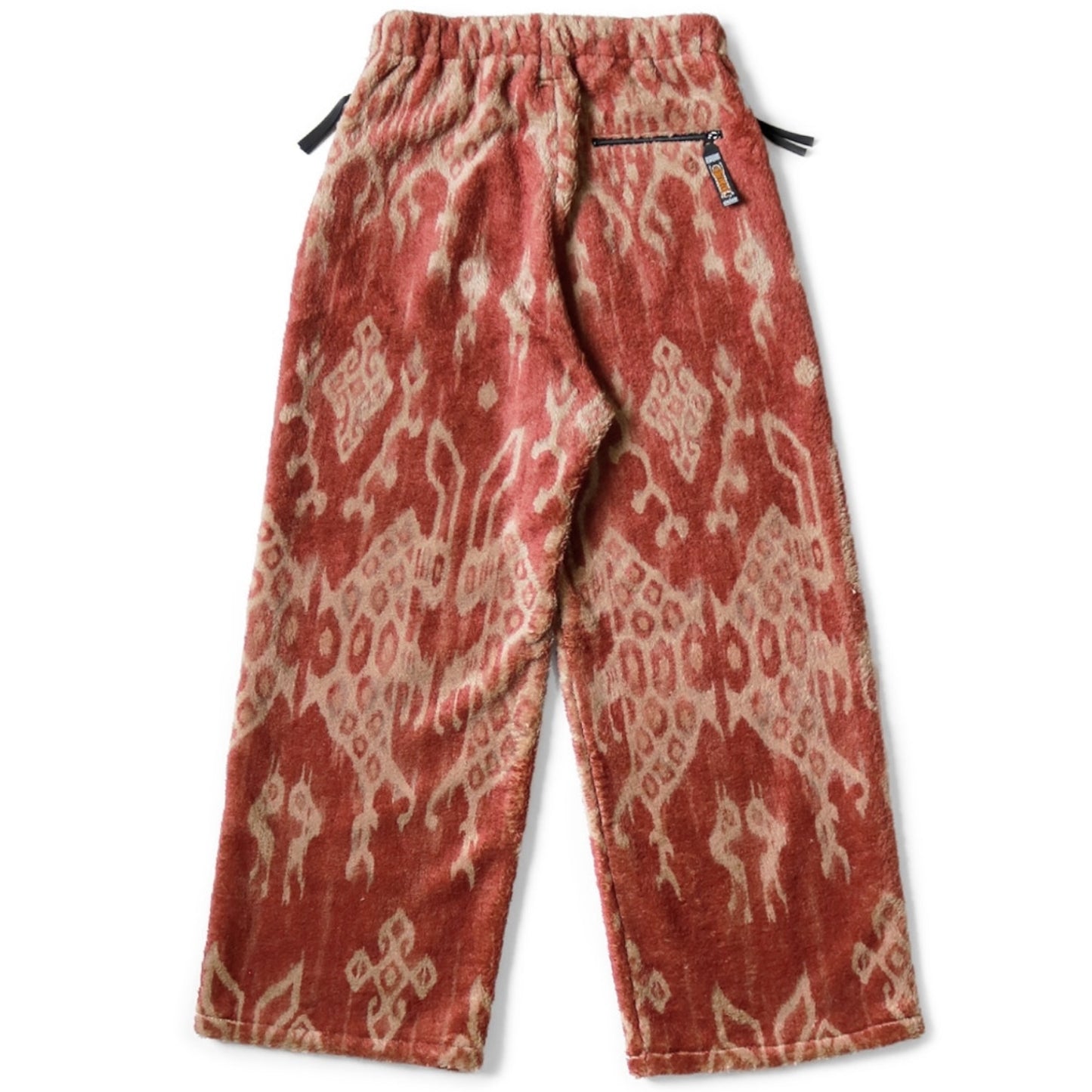 Kapital Java Kasuri Pattern Fleece Easy Straight Pants