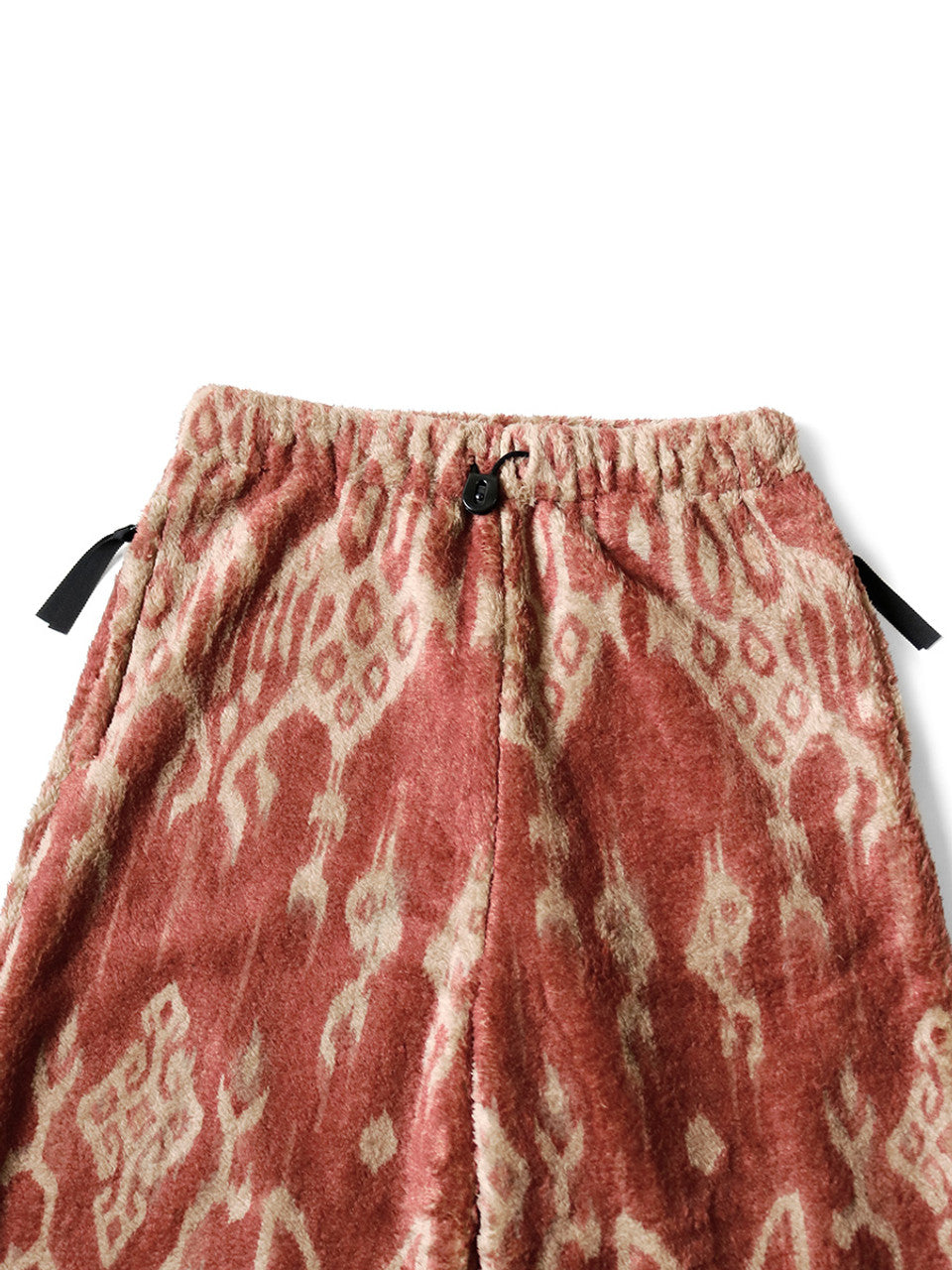Kapital Java Kasuri Pattern Fleece Easy Straight Pants