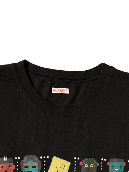 Kapital Jersey Crew Long Sleeve T-Shirt (Peckish & Kachina Print)