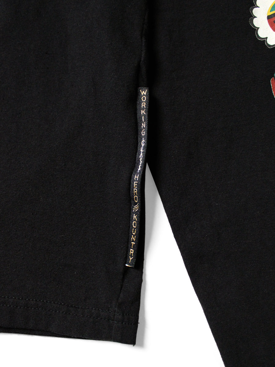 Kapital Jersey Crew Long Sleeve T-Shirt (Peckish & Kachina Print)