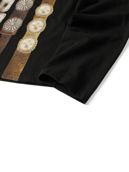 Kapital Jersey Crew Long Sleeve T-Shirt (Curtain Concho Print)