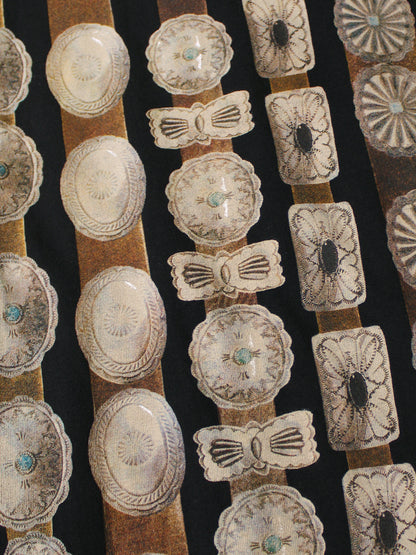 Kapital Jersey Crew Long Sleeve T-Shirt (Curtain Concho Print)