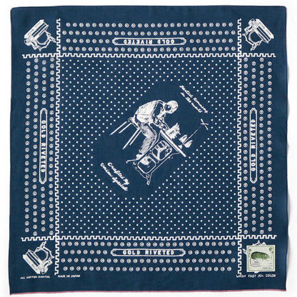 Kapital Fastcolor Selvedge Bandana (Union Master)