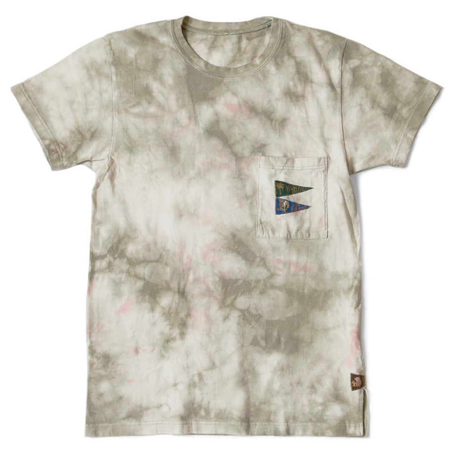 Kapital Tenjiku Pennant T (3 Flags) Smoky Ashbury Dyed (2021)