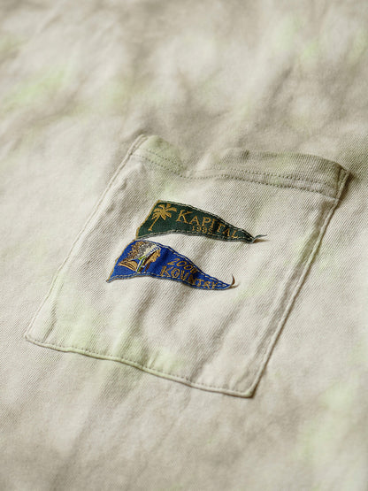 Kapital Tenjiku Pennant T (3 Flags) Smoky Ashbury Dyed (2021)