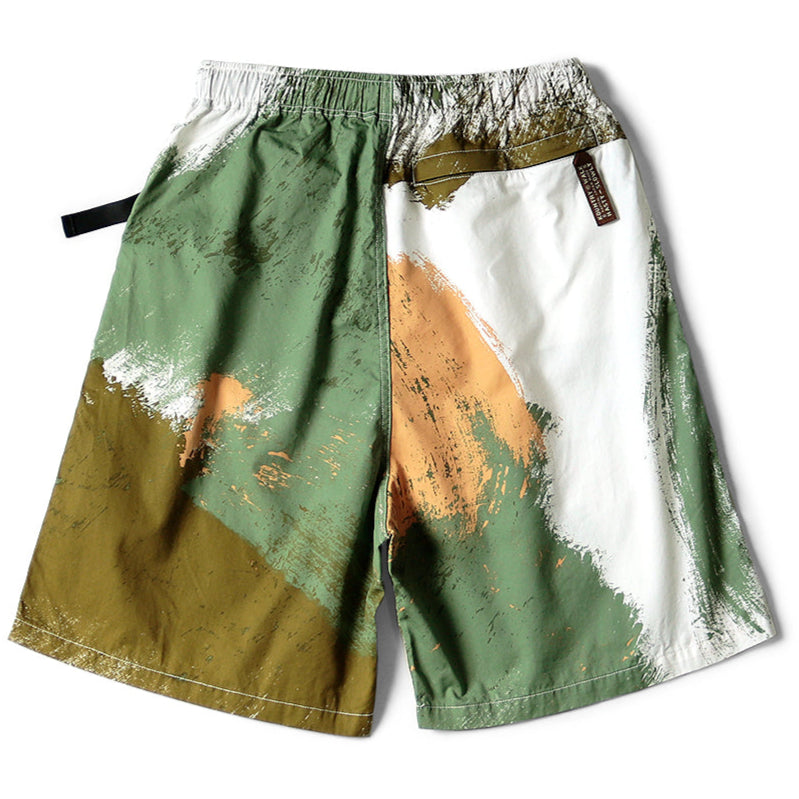 Kapital Combed Burberry Brushed Camo Print Easy Shorts