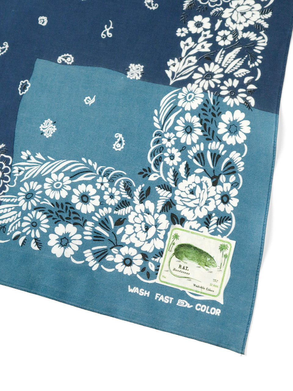 Kapital Fastcolor Selvedge Bandana (GARDEN Patchwork)