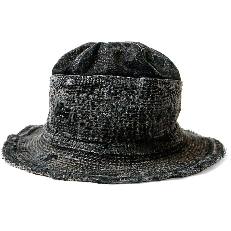 11.5oz Black x Black Denim The Old Man and the Sea HAT (Crash Remake)