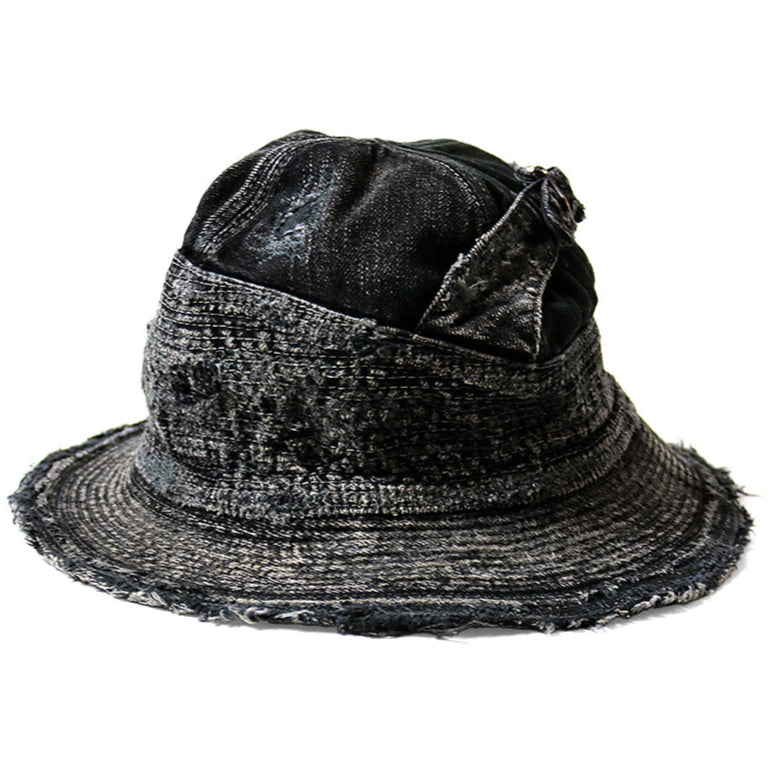 11.5oz Black x Black Denim The Old Man and the Sea HAT (Crash Remake)