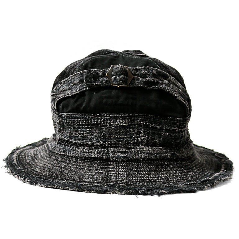 11.5oz Black x Black Denim The Old Man and the Sea HAT (Crash Remake)
