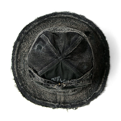 11.5oz Black x Black Denim The Old Man and the Sea HAT (Crash Remake)