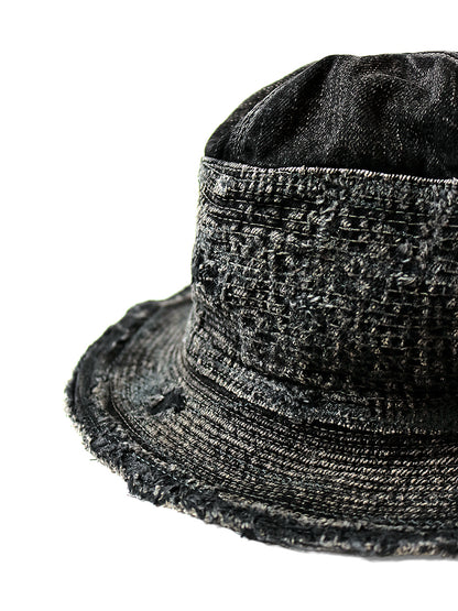11.5oz Black x Black Denim The Old Man and the Sea HAT (Crash Remake)