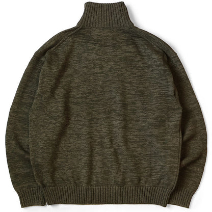 Kapital 8G Cotton Wool Nickel 4 Quarter Zip Sweater