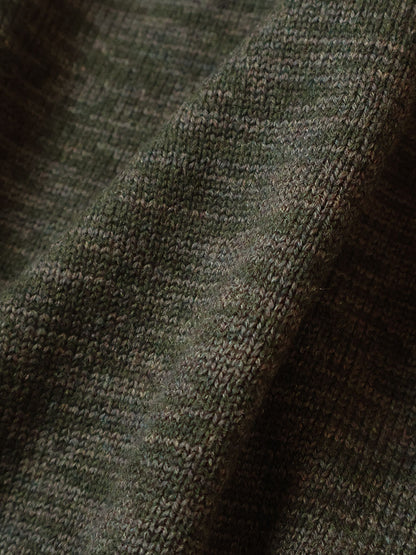 Kapital 8G Cotton Wool Nickel 4 Quarter Zip Sweater