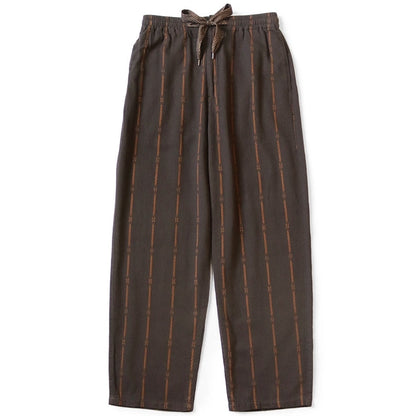 Kapital Cotton-Linen Siamese Stripe Easy Pants
