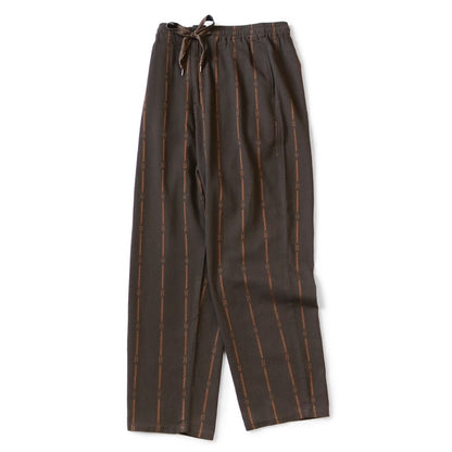 Kapital Cotton-Linen Siamese Stripe Easy Pants