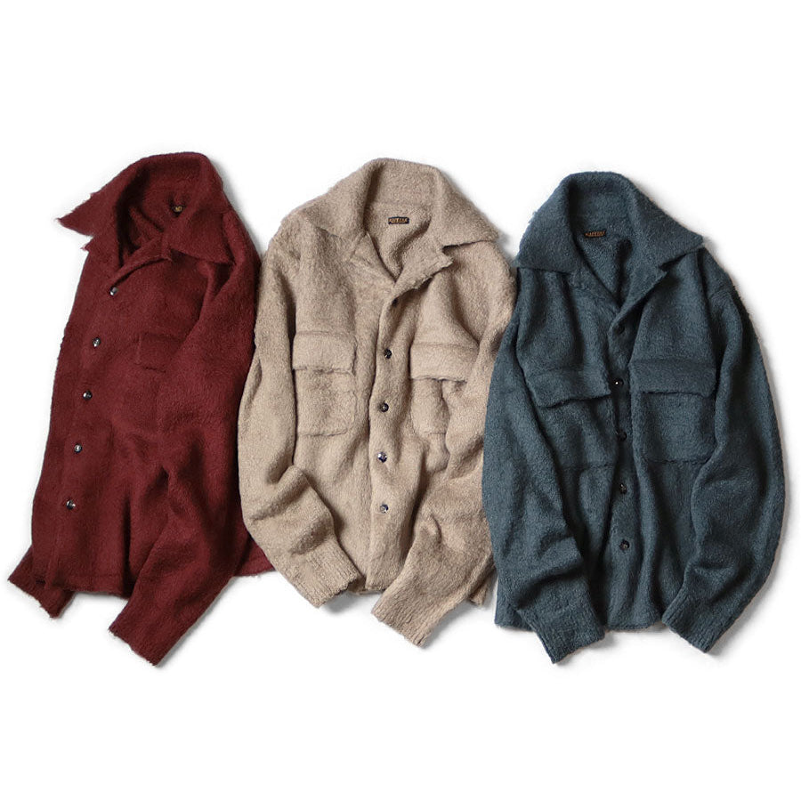 Kapital 7G Shaggy Knit Board Shirt