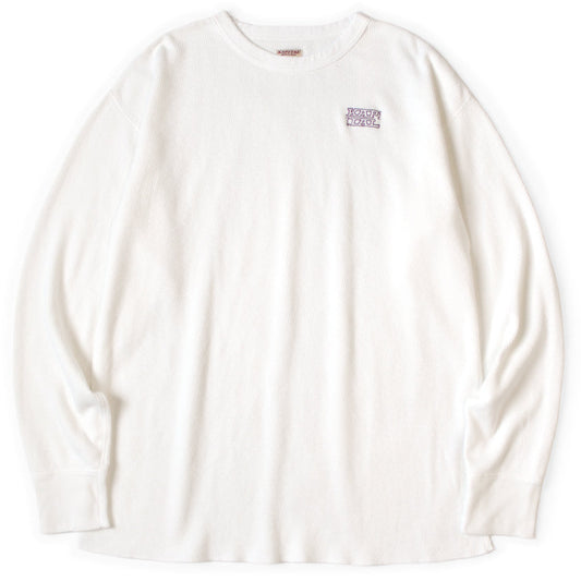 Kapital Waffle Jersey Long Sleeve T-Shirt (Kapital Embroidery)
