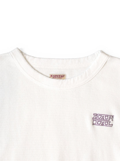 Kapital Waffle Jersey Long Sleeve T-Shirt (Kapital Embroidery)