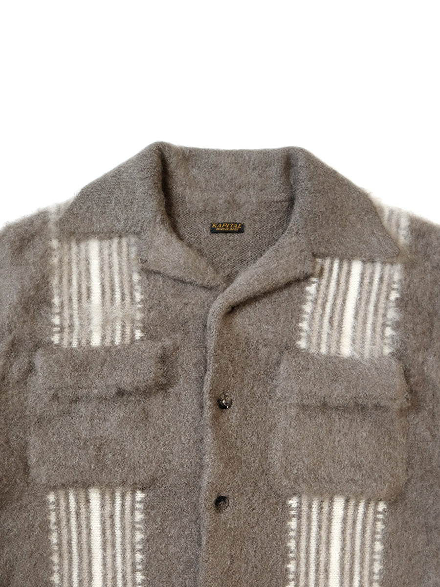 Kapital 7G Mohair Knit Board Shirt