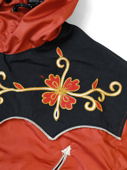 Kapital Poly Taffeta 2Tone Tennessee Cactus Flower Parka