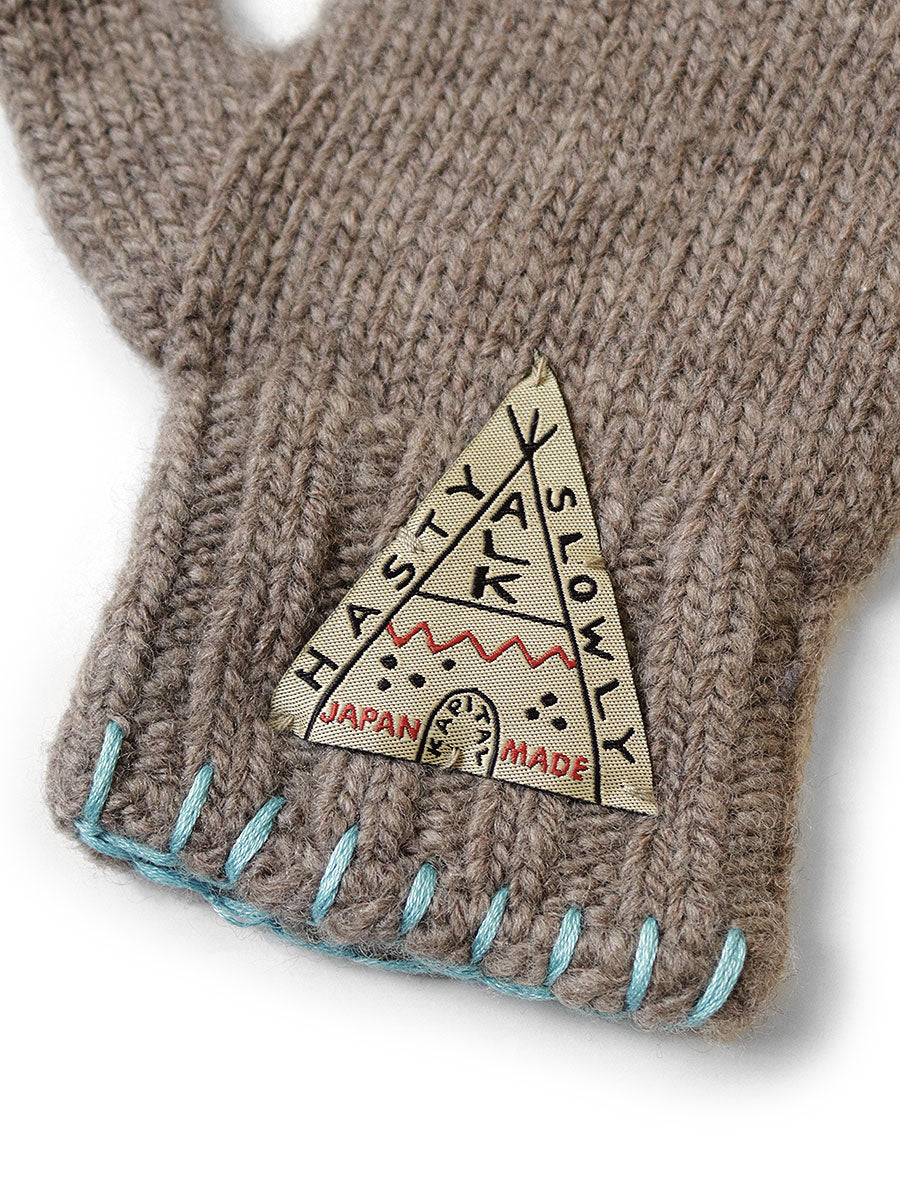 Kapital Wool Folktale Glove (Speakeasy Embroidery)