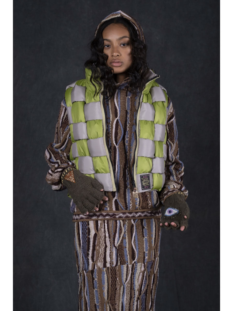 Kapital Wool Folktale Glove (Speakeasy Embroidery)