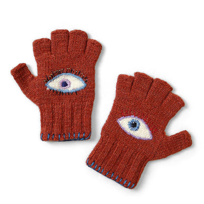 Kapital Wool Folktale Glove (Speakeasy Embroidery)