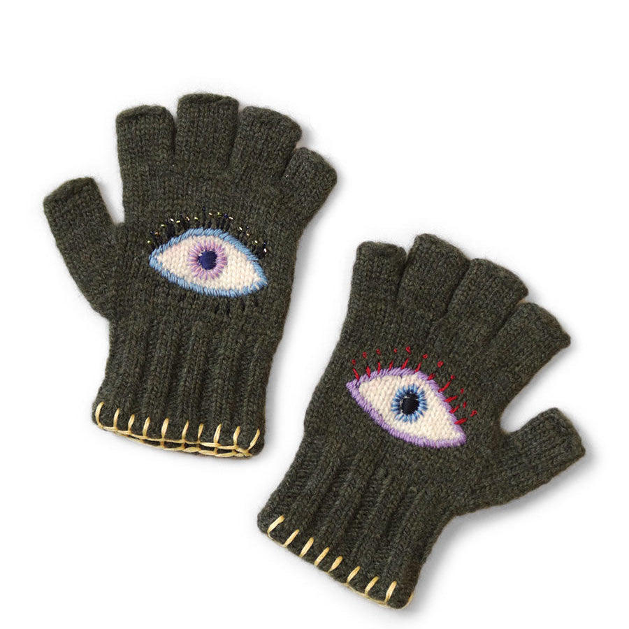 Kapital Wool Folktale Glove (Speakeasy Embroidery)