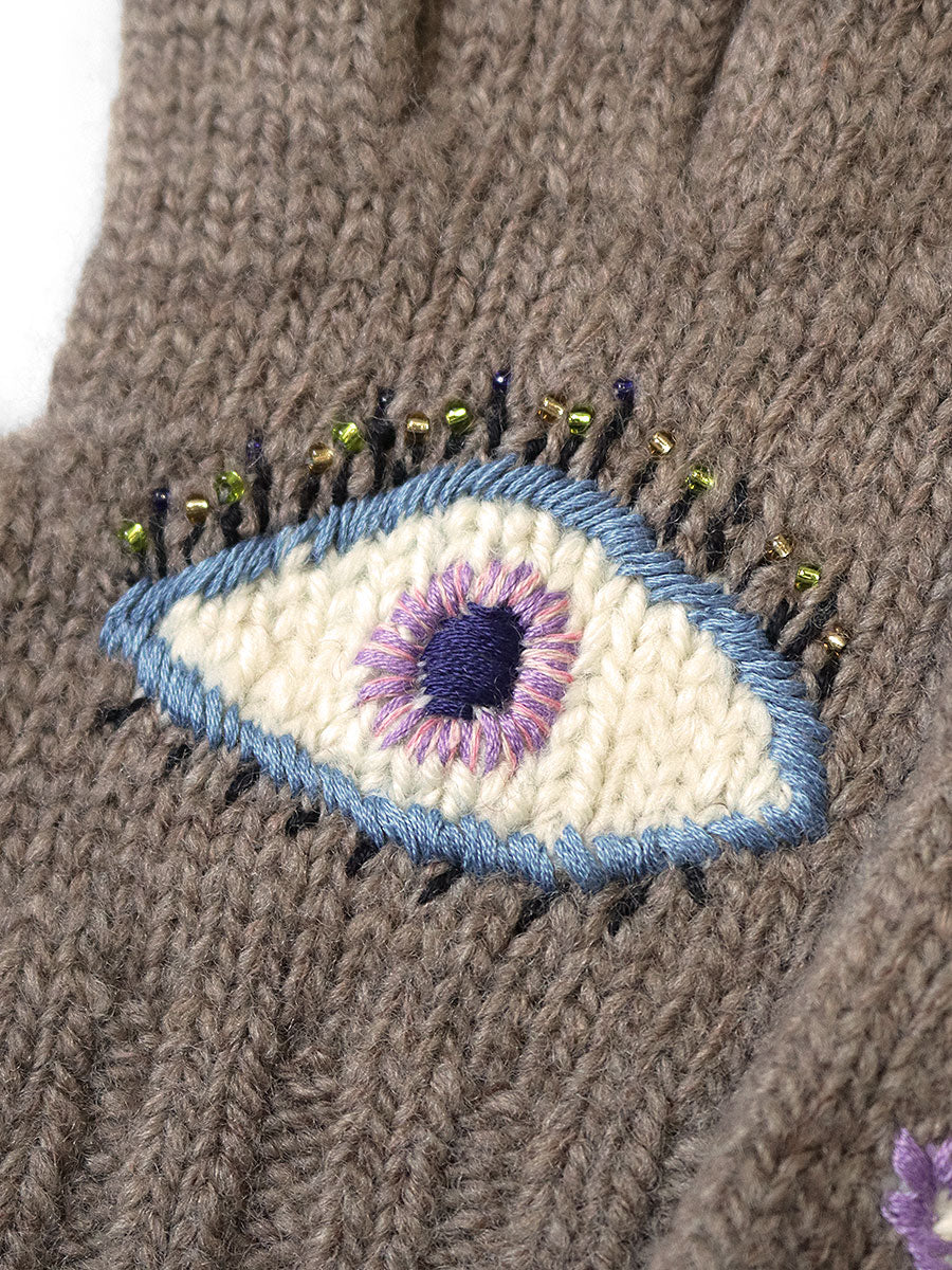 Kapital Wool Folktale Glove (Speakeasy Embroidery)