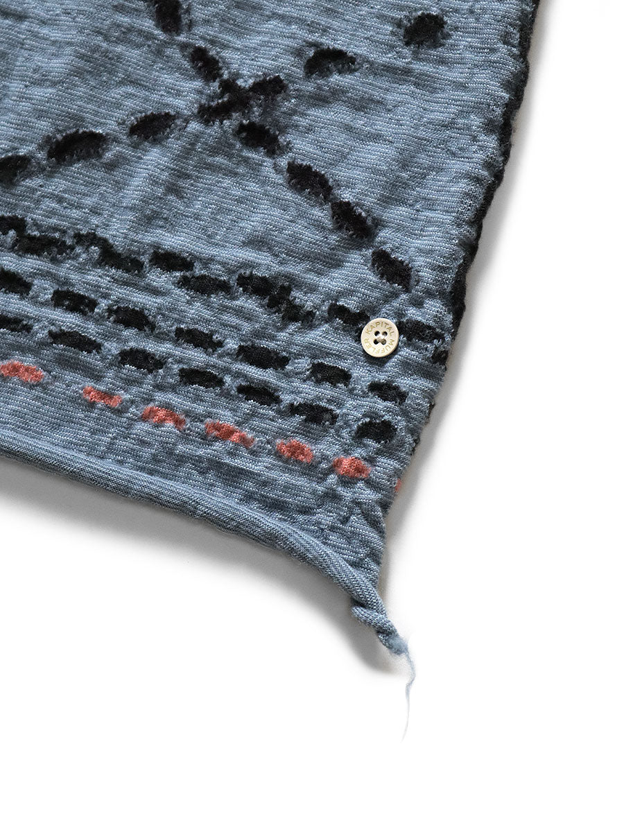Kapital Felted Wool Sashiko Scarf