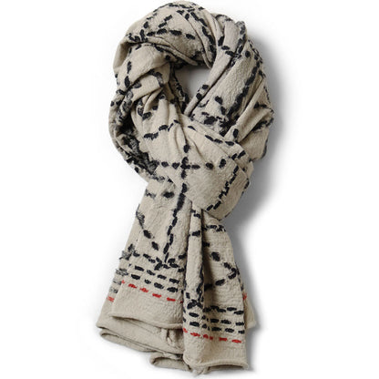 Kapital Felted Wool Sashiko Scarf