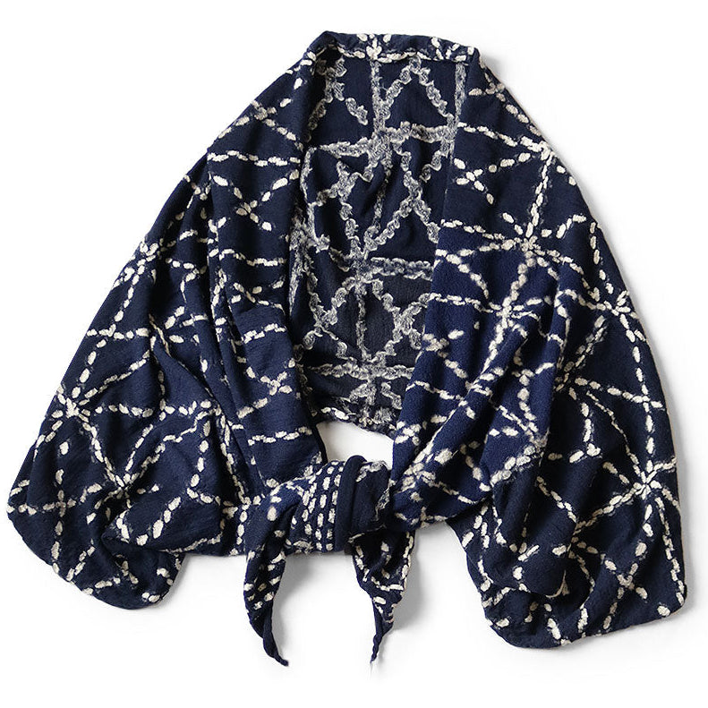 Kapital Felted Wool Sashiko Scarf