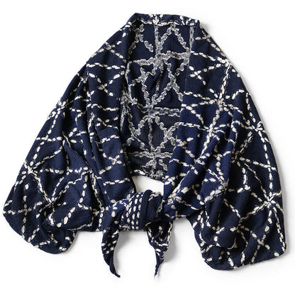 Kapital Felted Wool Sashiko Scarf