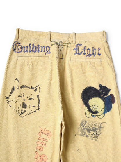 Kapital 14W Corduroy Ivy Pants (Memorial Paint Model)
