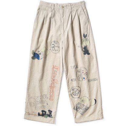Kapital 14W Corduroy Ivy Pants (Memorial Paint Model)