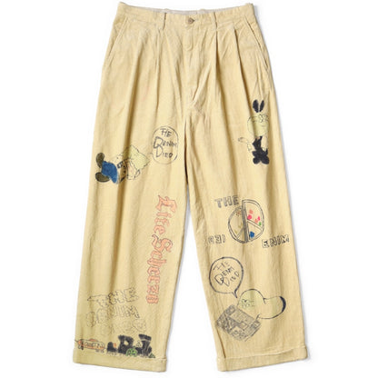 Kapital 14W Corduroy Ivy Pants (Memorial Paint Model)