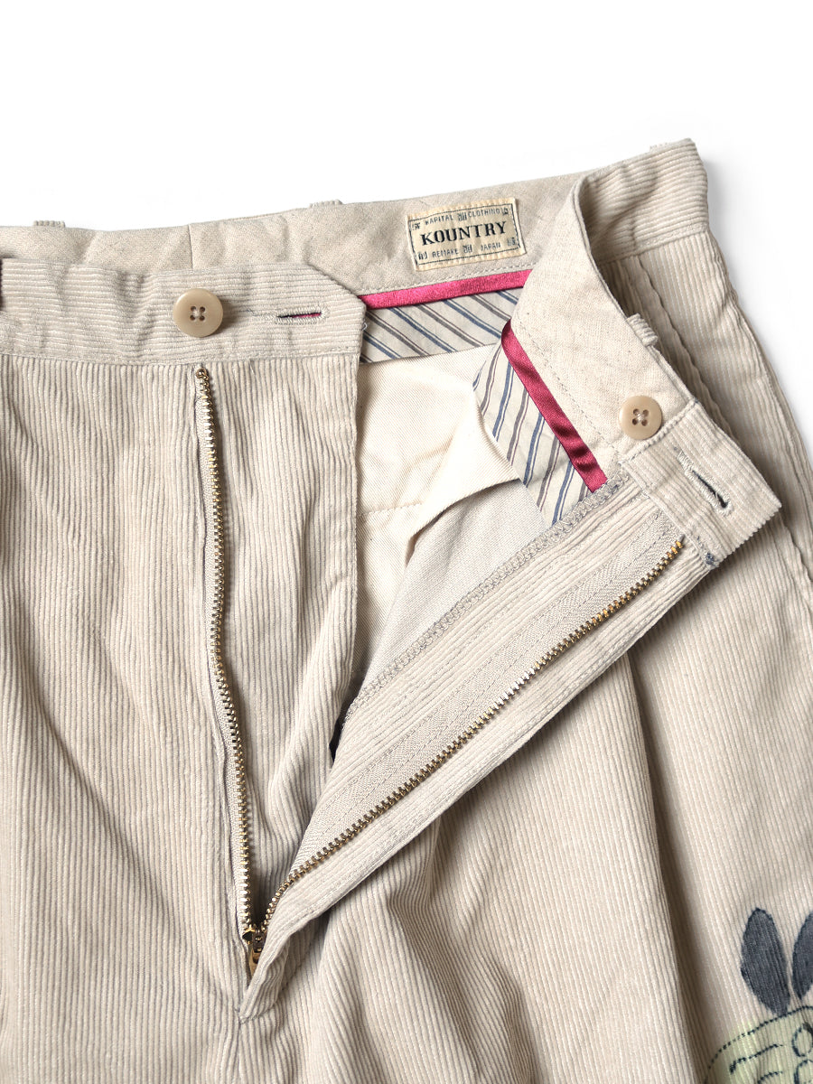 Kapital 14W Corduroy Ivy Pants (Memorial Paint Model)