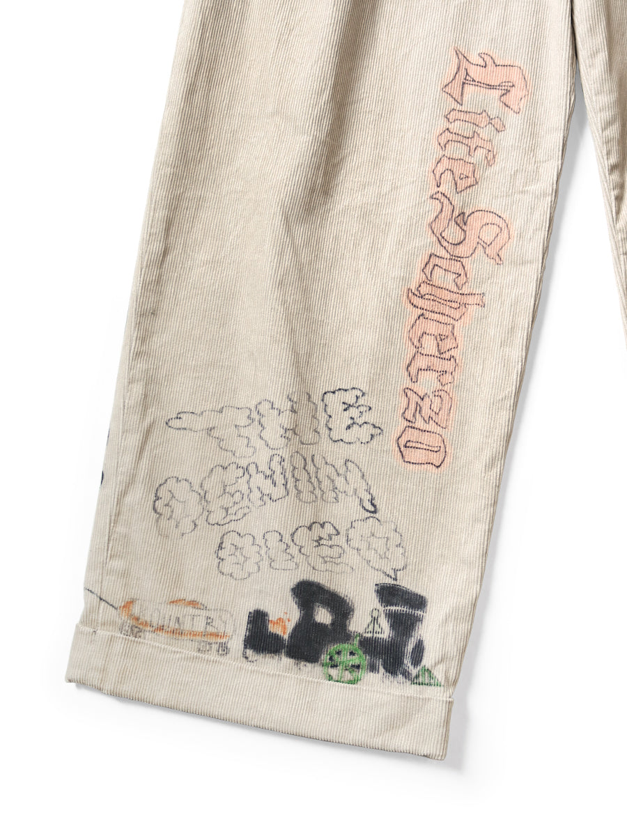 Kapital 14W Corduroy Ivy Pants (Memorial Paint Model)