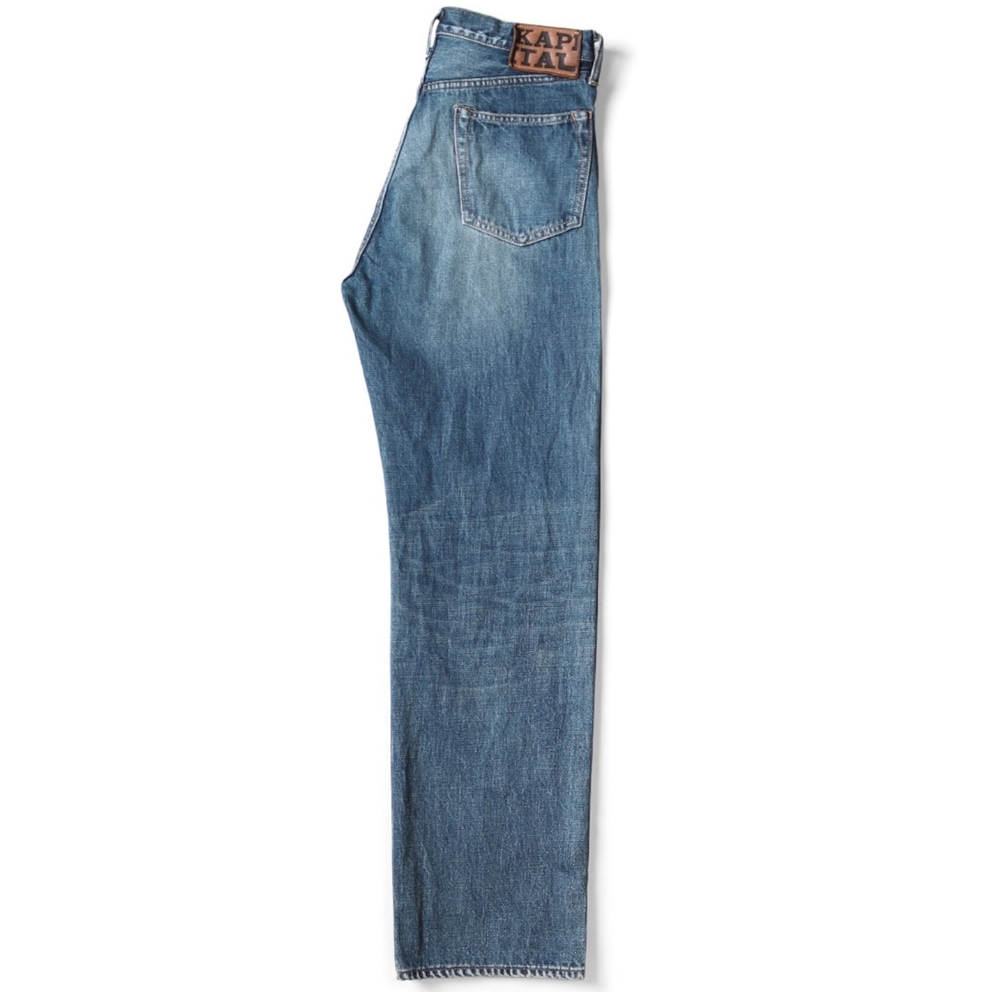 Kapital 13.5oz Zimbabwe Denim 5P Selvedge Wide Leg Monkey TH (Processed)