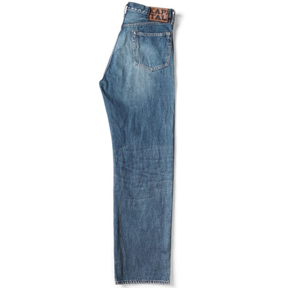 Kapital 13.5oz Zimbabwe Denim 5P Selvedge Wide Leg Monkey TH (Processed)