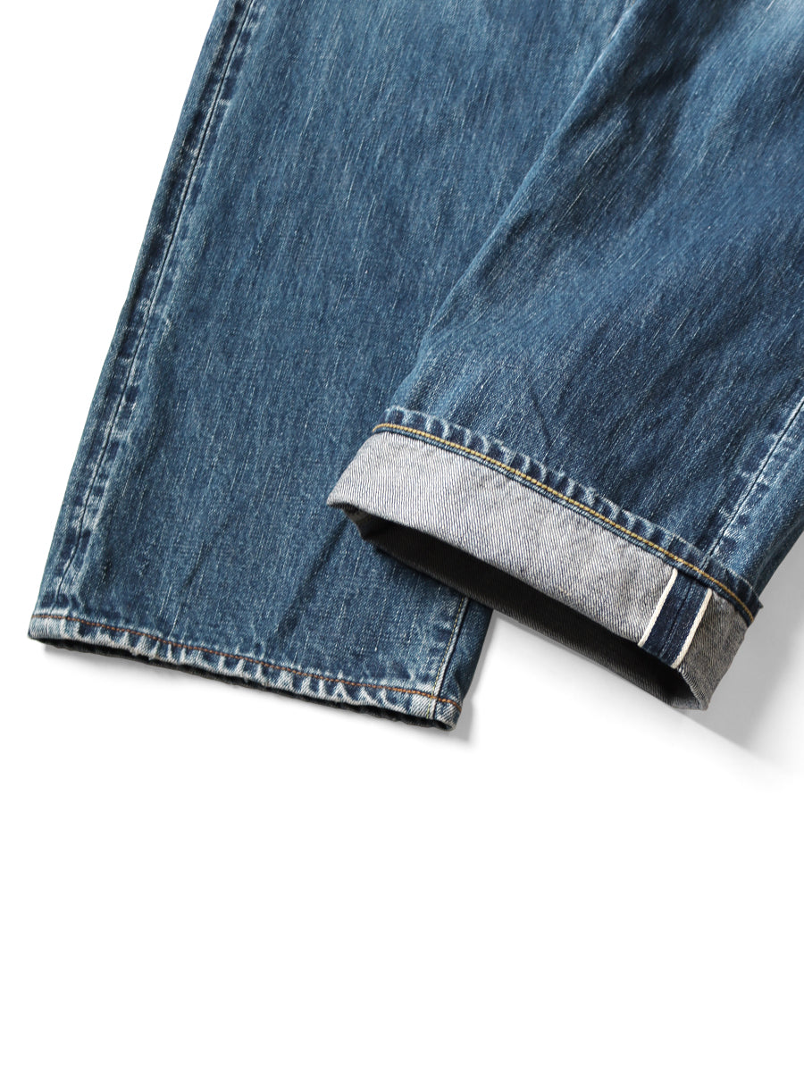 Kapital 13.5oz Zimbabwe Denim 5P Selvedge Wide Leg Monkey TH (Processed)