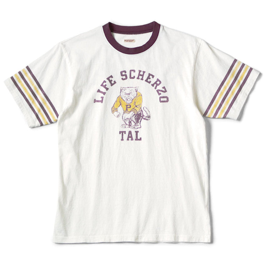 Kapital Tenjiku Ringer T-Shirt (College Catpital Print)