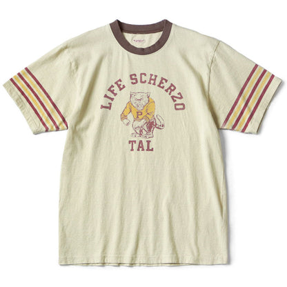 Kapital Tenjiku Ringer T-Shirt (College Catpital Print)