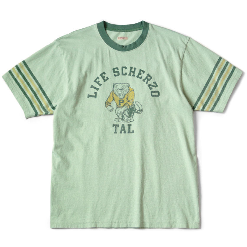 Kapital Tenjiku Ringer T-Shirt (College Catpital Print)