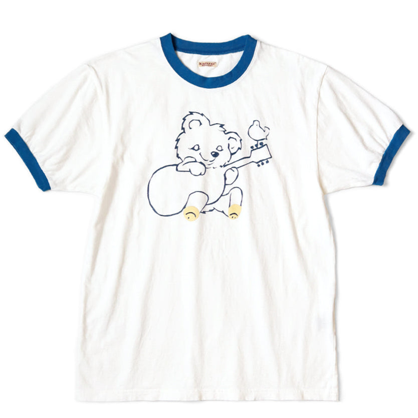 Kapital Tenjiku Ringer T (Little Bear & Harmony Print)