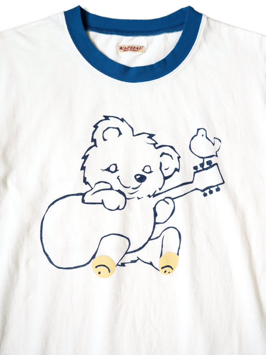 Kapital Tenjiku Ringer T (Little Bear & Harmony Print)