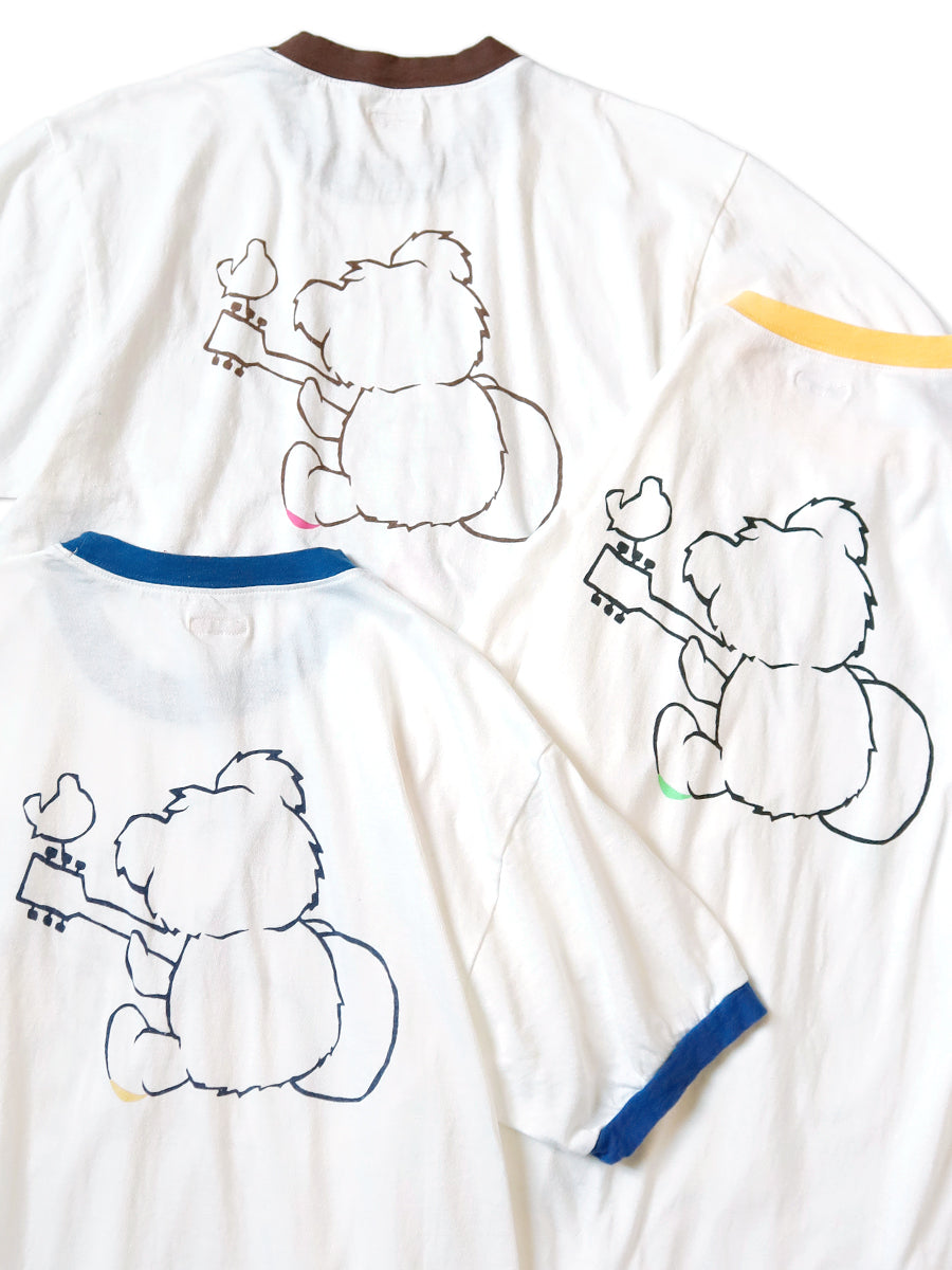 Kapital Tenjiku Ringer T (Little Bear & Harmony Print)