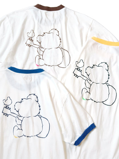 Kapital Tenjiku Ringer T (Little Bear & Harmony Print)
